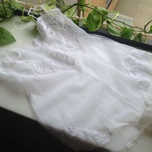 Vintage 60's white teddy